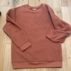 Sherpa pull over for girls size 12/14